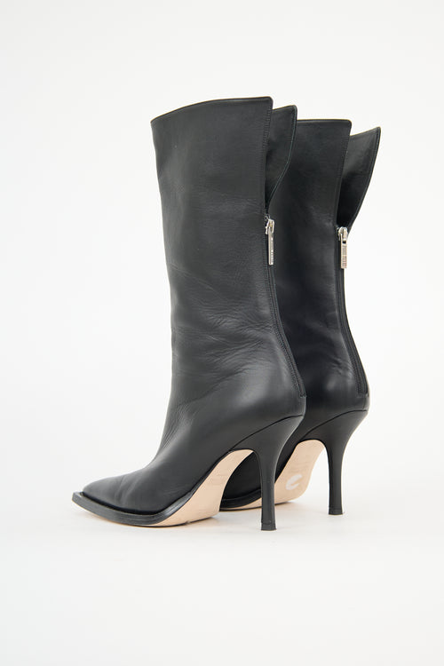 Paris Texas Leather Cutout Boot