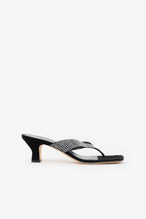 Paris Texas Suede Square Toe Sandal