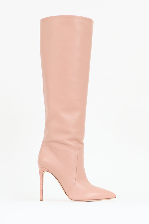 Paris Texas Leather Stiletto Knee Boot