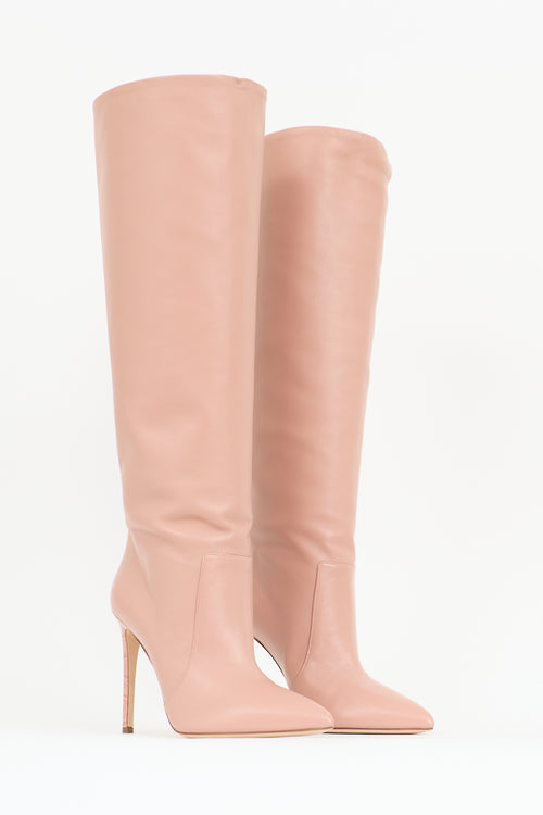 Paris Texas Leather Stiletto Knee Boot