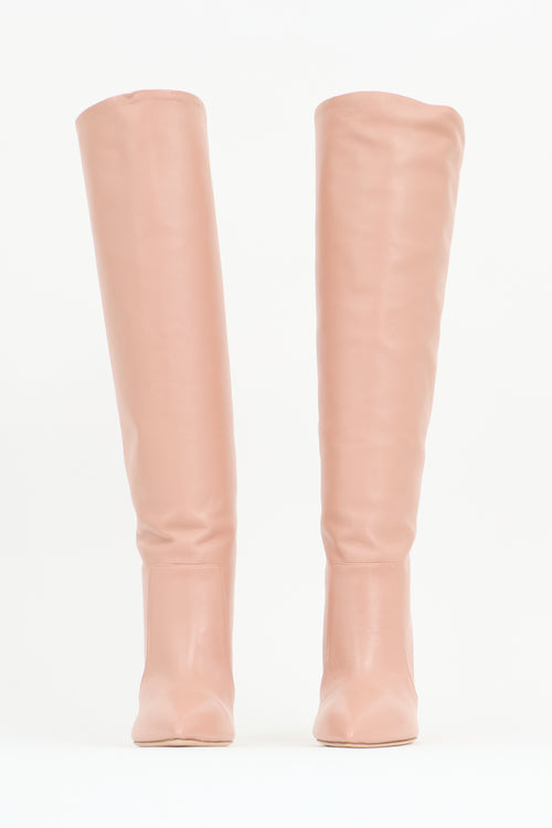 Paris Texas Leather Stiletto Knee Boot