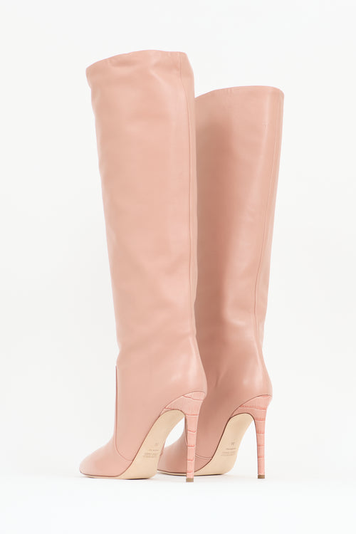 Paris Texas Leather Stiletto Knee Boot