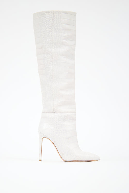 Paris Texas Textured Leather Boot