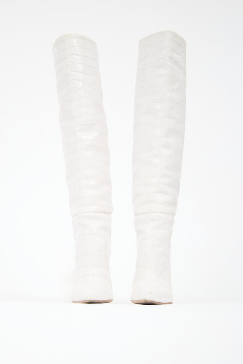 Paris Texas Textured Leather Boot