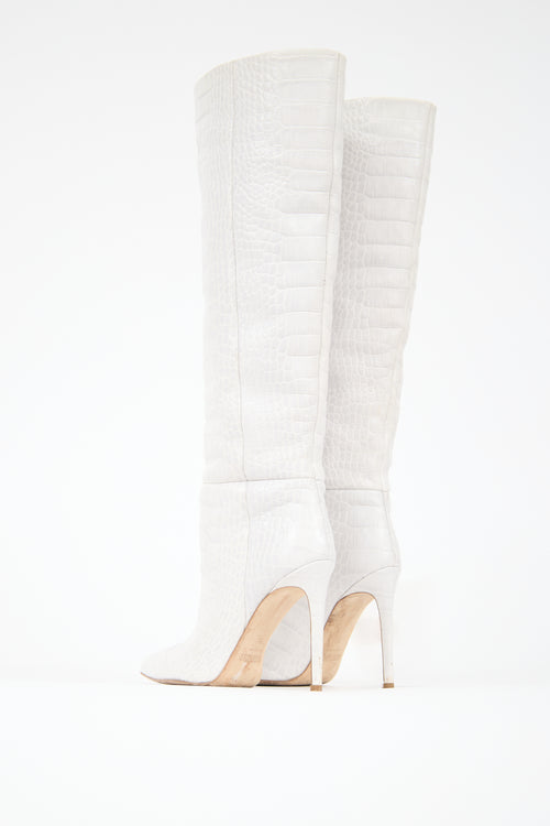 Paris Texas Textured Leather Boot