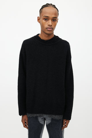 Pas De Calais Black & Grey Trim Sweater