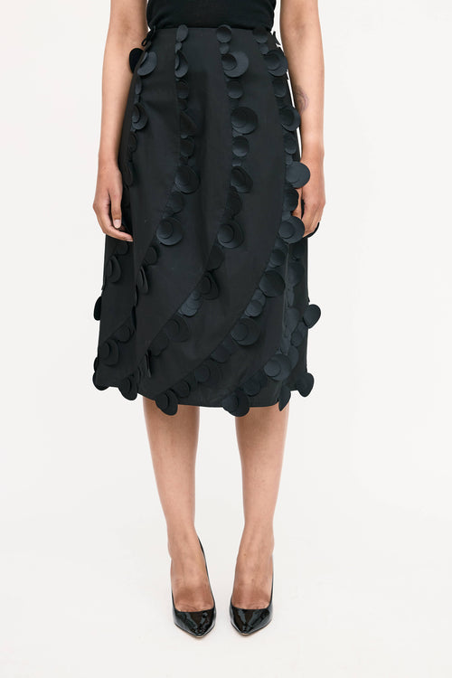 Poplin Circular Bias Skirt