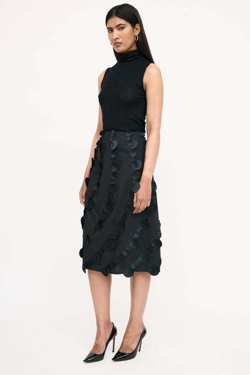 Poplin Circular Bias Skirt