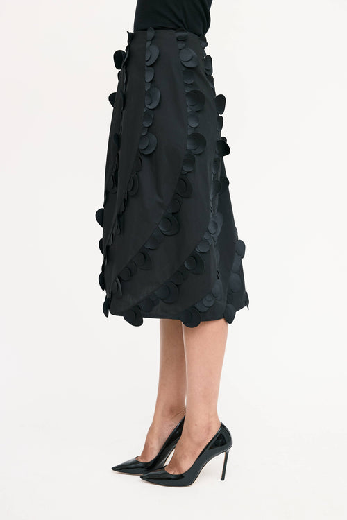 Poplin Circular Bias Skirt