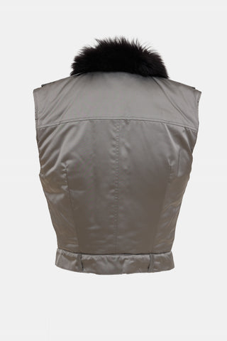 Paul Hardy Fur Trim Vest