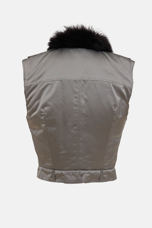 Paul Hardy Fur Trim Vest