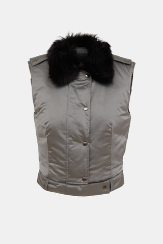 Paul Hardy Fur Trim Vest