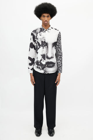 Paul Smith Black & White Print Shirt