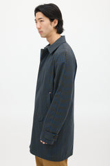 Paul Smith Green & Blue Plaid Coat