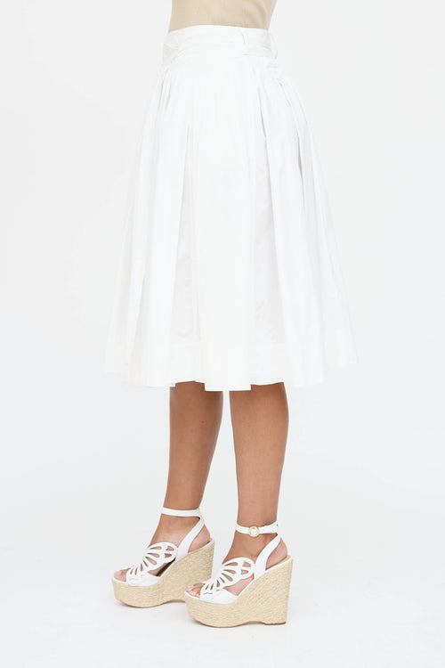 Pauw Pleated Wrap Skirt