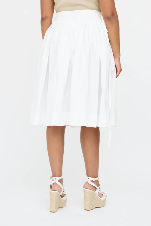 Pauw Pleated Wrap Skirt