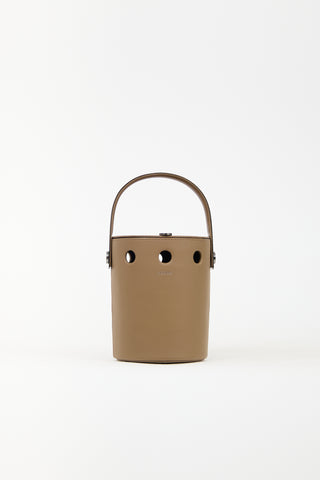 Perrin Leather Le Mini Seau Top Handle Bag