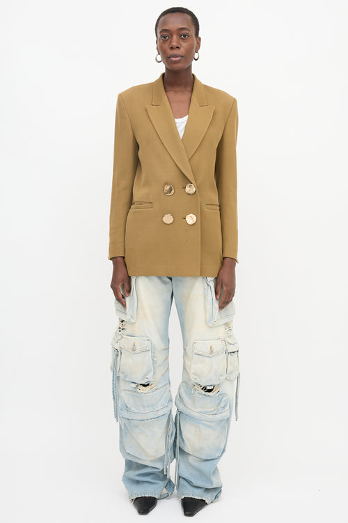 Petar Petrov Twill Jimir Double Breasted Blazer