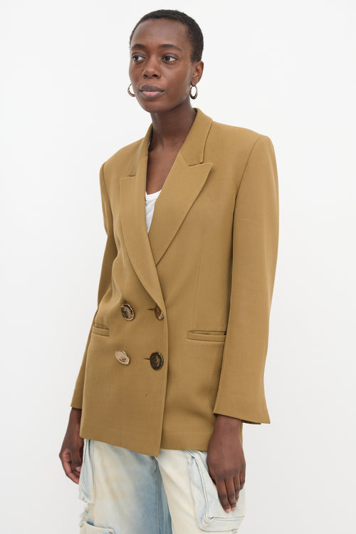 Petar Petrov Twill Jimir Double Breasted Blazer
