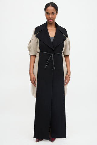 Peter Do FW 2022 Wool Collared Scarf Vest