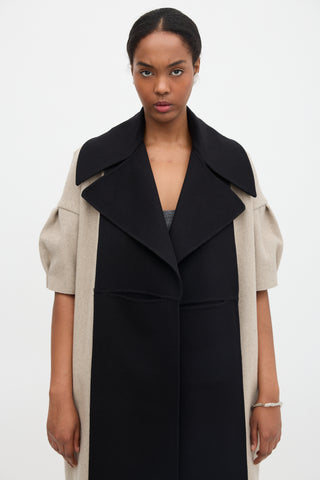 Peter Do FW 2022 Wool Collared Scarf Vest