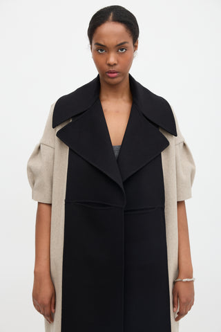 Peter Do FW 2022 Wool Collared Scarf Vest