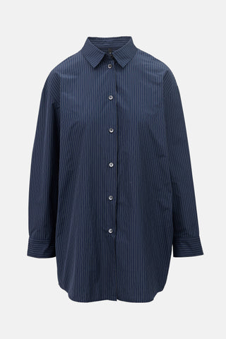 Peter O. Mahler Nylon Pinstripe Shirt