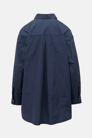 Peter O. Mahler Nylon Pinstripe Shirt