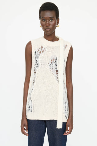 3.1 Phillip Lim Knit Distressed Top