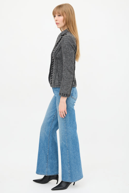 Philosophy Wool Ribbon Embroidered Jacket