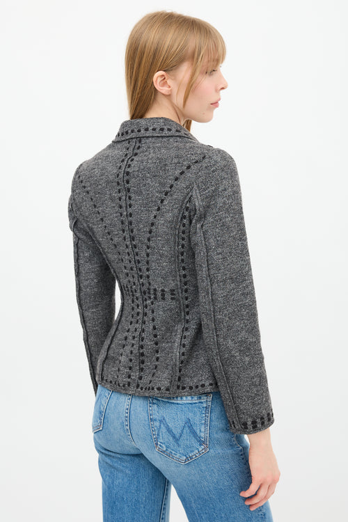 Philosophy Wool Ribbon Embroidered Jacket