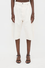 Phoebe Philo Denim Carpenter Shorts