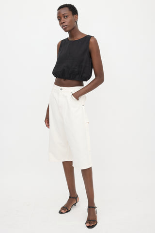 Phoebe Philo Denim Carpenter Shorts