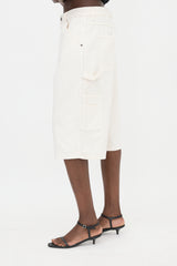 Phoebe Philo Denim Carpenter Shorts