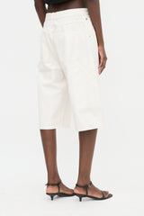 Phoebe Philo Denim Carpenter Shorts