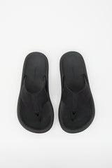 Phoebe Philo Rubber & Canvas Flat Sandal