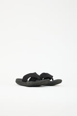 Phoebe Philo Rubber & Canvas Flat Sandal