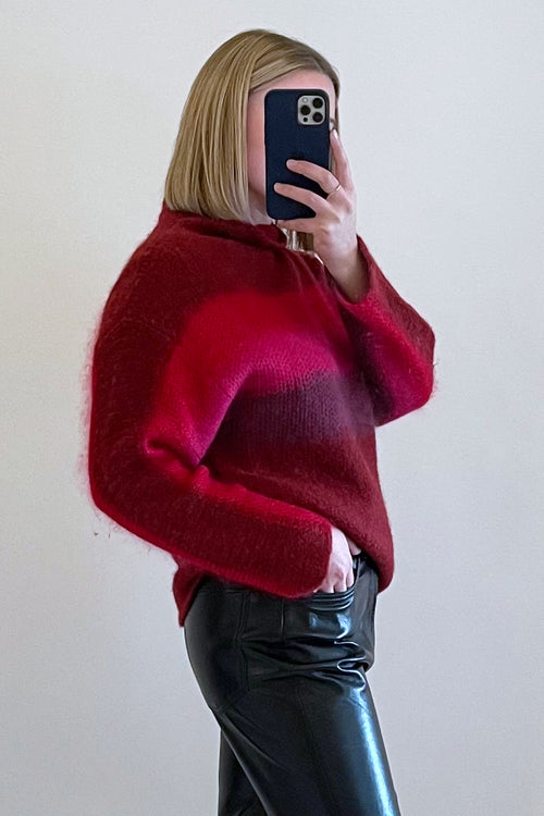 Rag & Bone Red Knit Sweater