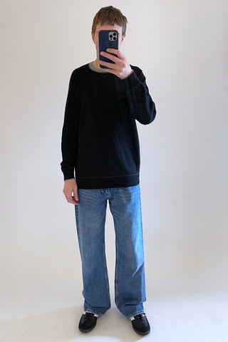 Brunello Cucinelli Black Cashmere Sweater