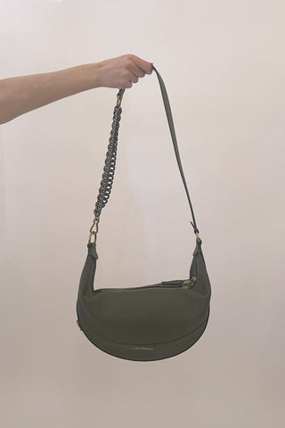 Marc Jacobs Green Leather Eclipse Shoulder Bag