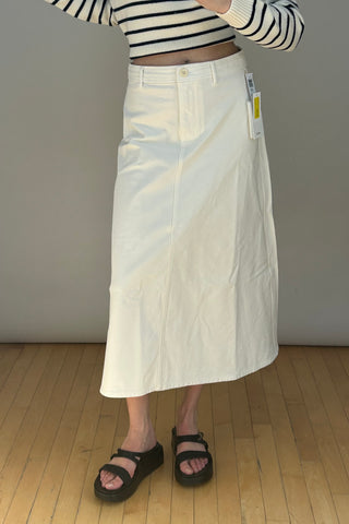White Cotton Charm Skirt