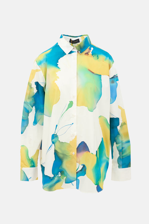 Piazza Sempione Abstract Printed Shirt