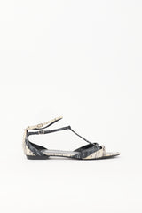 Pierre Hardy Leather Ankle Strap Sandal