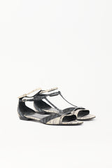 Pierre Hardy Leather Ankle Strap Sandal