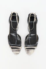 Pierre Hardy Leather Ankle Strap Sandal