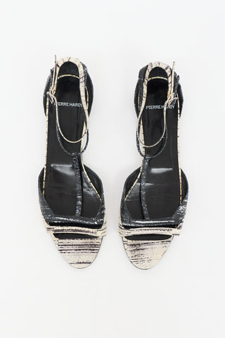Pierre Hardy Leather Ankle Strap Sandal