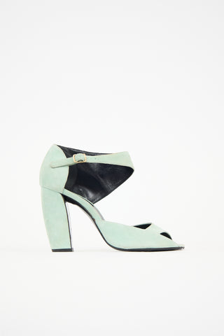Pierre Hardy Suede Cut Out Sandal
