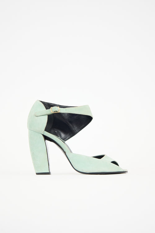 Pierre Hardy Suede Cut Out Sandal