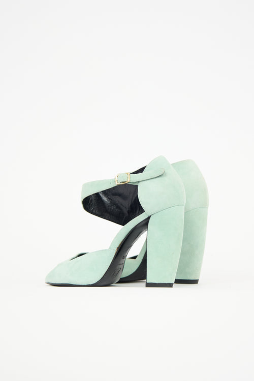 Pierre Hardy Suede Cut Out Sandal