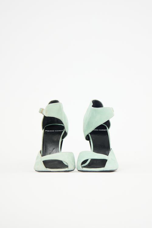 Pierre Hardy Suede Cut Out Sandal